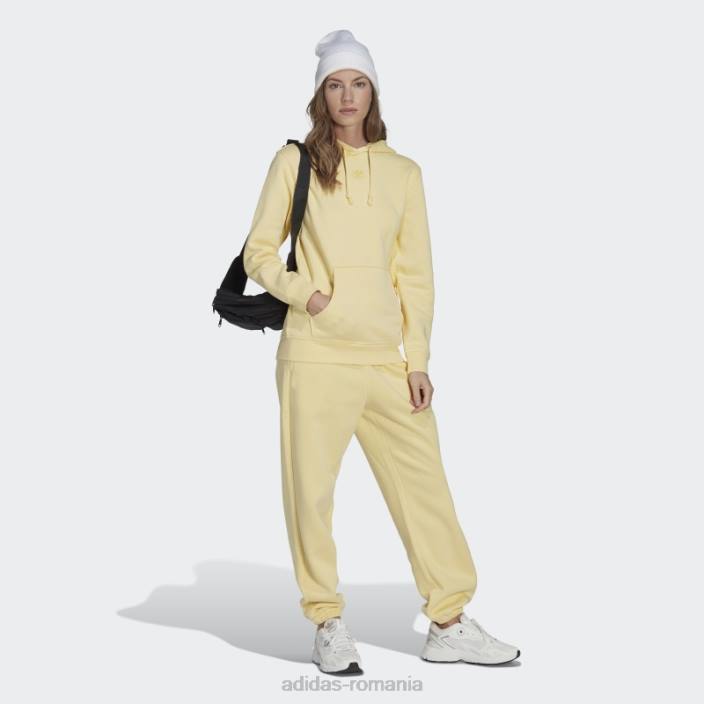 Adidas adicolor essentials fleece hanorac galben adidas femei galben 2JBN9906