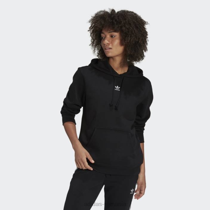 Adidas adicolor essentials fleece hanorac negru adidas femei negru 2JBN3756