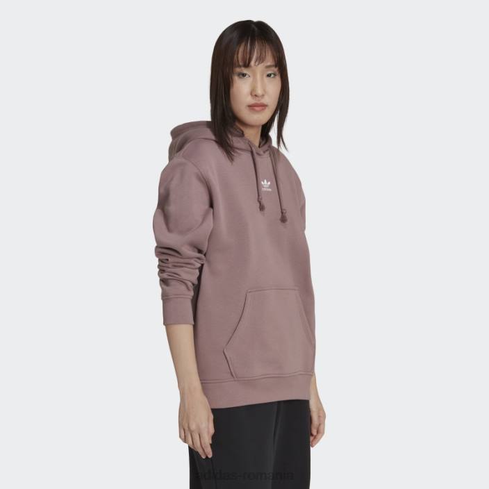 Adidas adicolor essentials fleece hoodie violet adidas femei Violet 2JBN10326