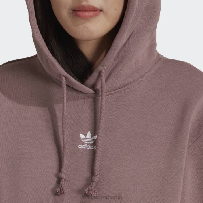 Adidas adicolor essentials fleece hoodie violet adidas femei Violet 2JBN10326