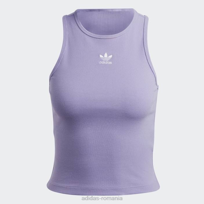 Adidas adicolor essentials rib tank top lila femei liliac 2JBN9494