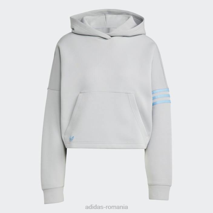 Adidas adicolor neuclassics hoodie onix femei onix 2JBN16567