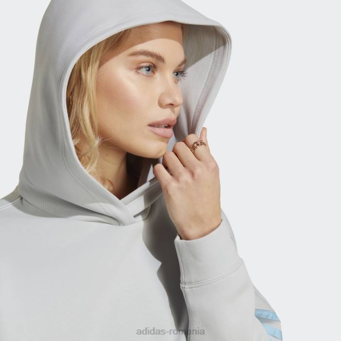 Adidas adicolor neuclassics hoodie onix femei onix 2JBN16567