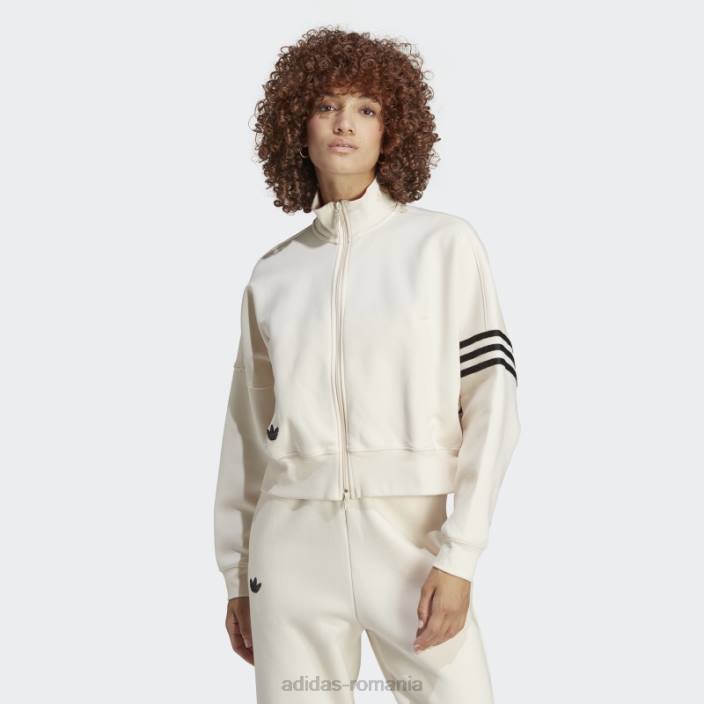 Adidas adicolor neuclassics track top alb adidas femei alb 2JBN17448