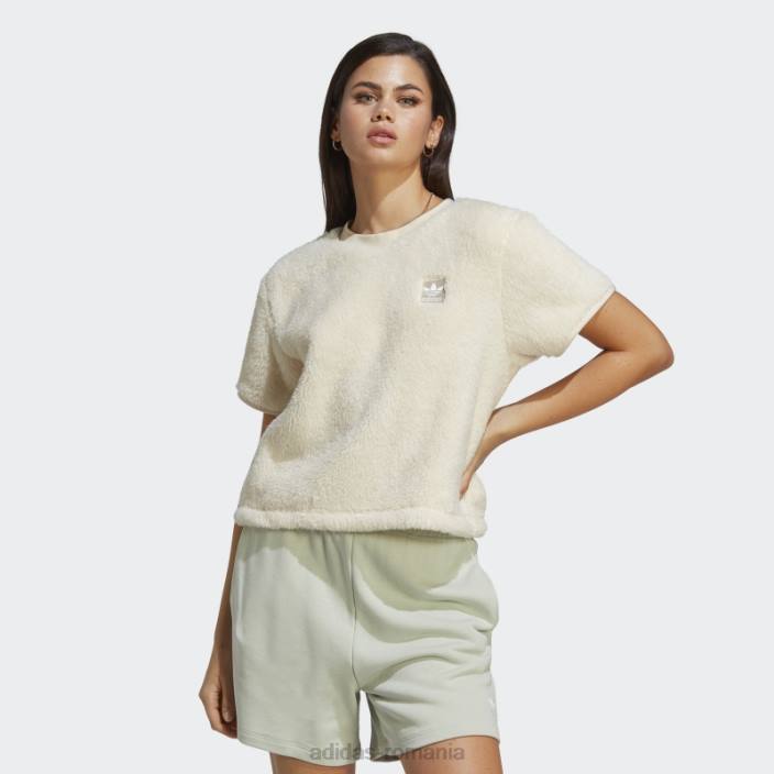 Adidas alb essentials+ tricou pufos femei alb 2JBN9485