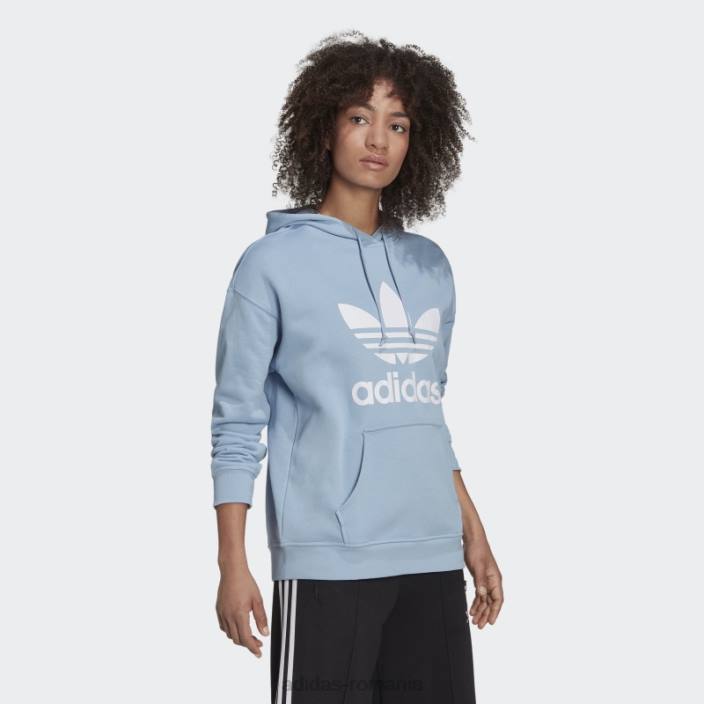 Adidas ambiental sky adicolor trefoil hoodie fashion femei cerul ambiental 2JBN10480
