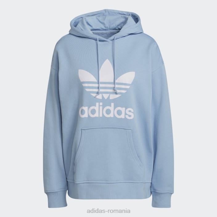 Adidas ambiental sky adicolor trefoil hoodie fashion femei cerul ambiental 2JBN10480