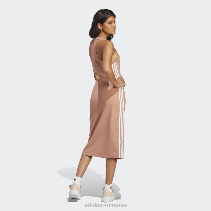 Adidas argila adicolor classics rochie tanc lunga cu 3 dungi femei lut 2JBN9844
