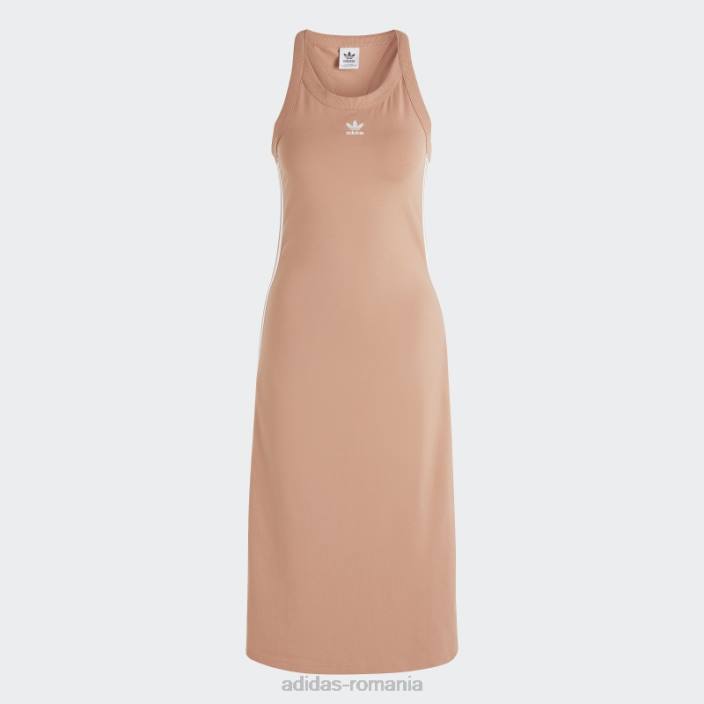 Adidas argila adicolor classics rochie tanc lunga cu 3 dungi femei lut 2JBN9844