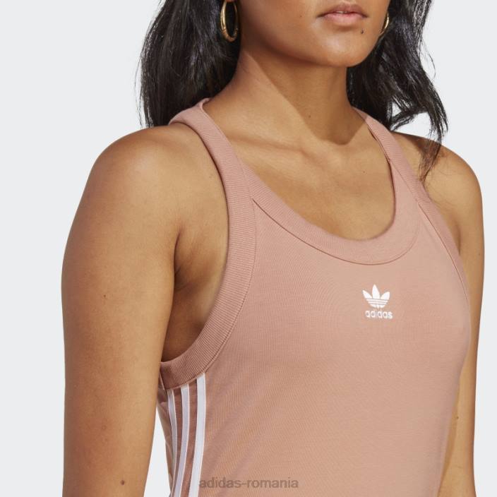 Adidas argila adicolor classics rochie tanc lunga cu 3 dungi femei lut 2JBN9844
