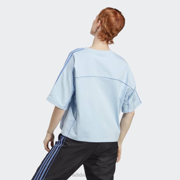 Adidas arhiva cut line tee sky femei cer 2JBN9314