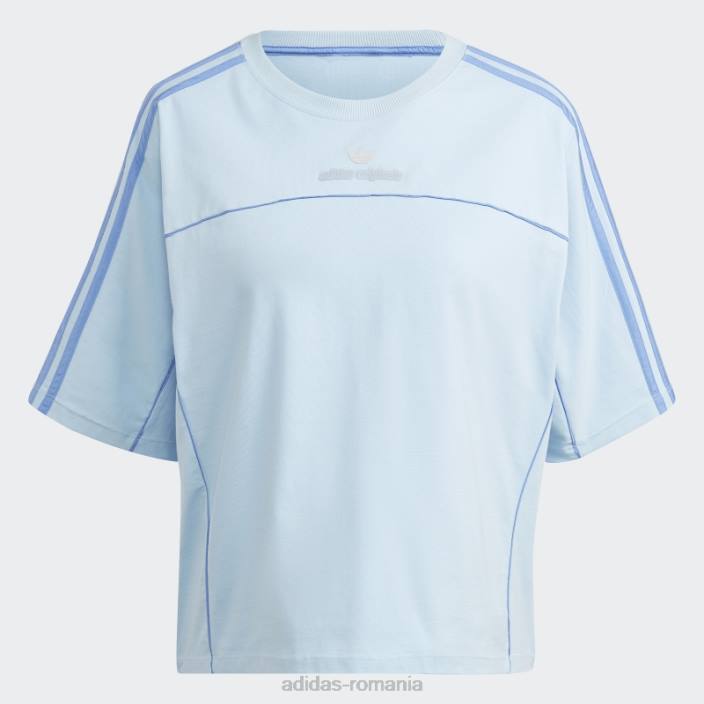 Adidas arhiva cut line tee sky femei cer 2JBN9314