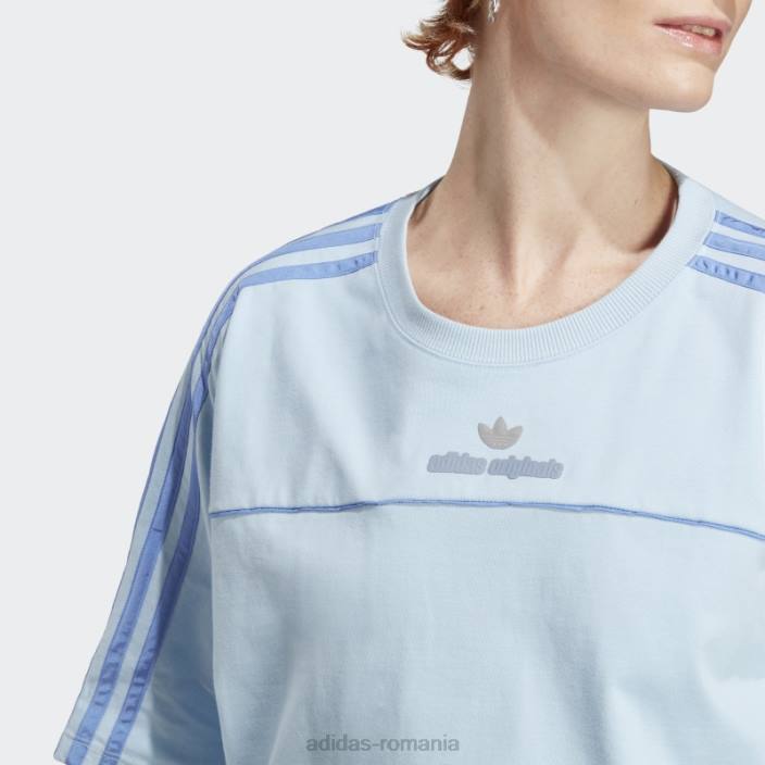 Adidas arhiva cut line tee sky femei cer 2JBN9314