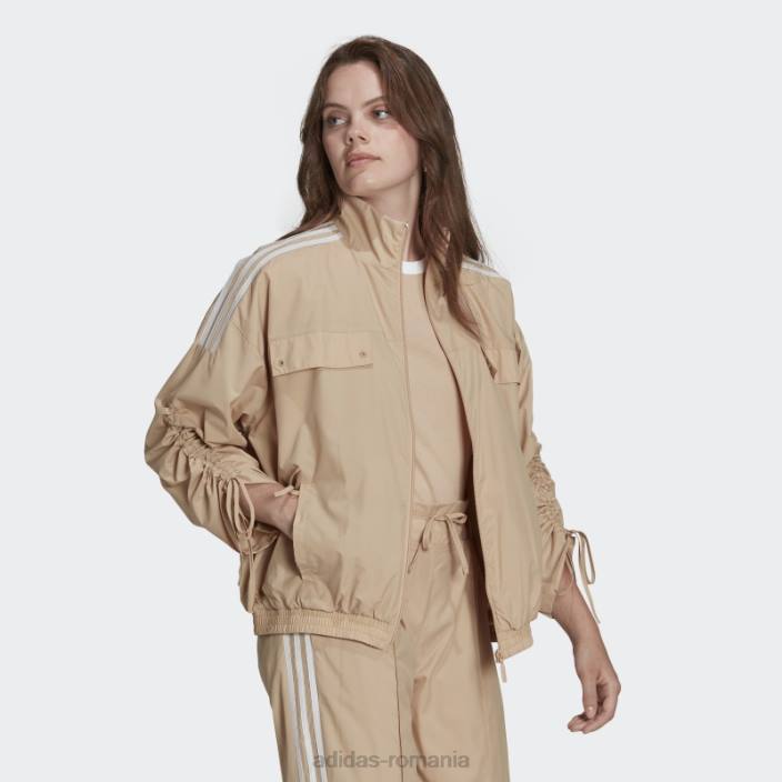 Adidas bej adicolor classics parley track top adidas femei bej 2JBN10815
