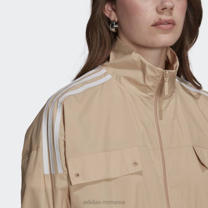 Adidas bej adicolor classics parley track top adidas femei bej 2JBN10815