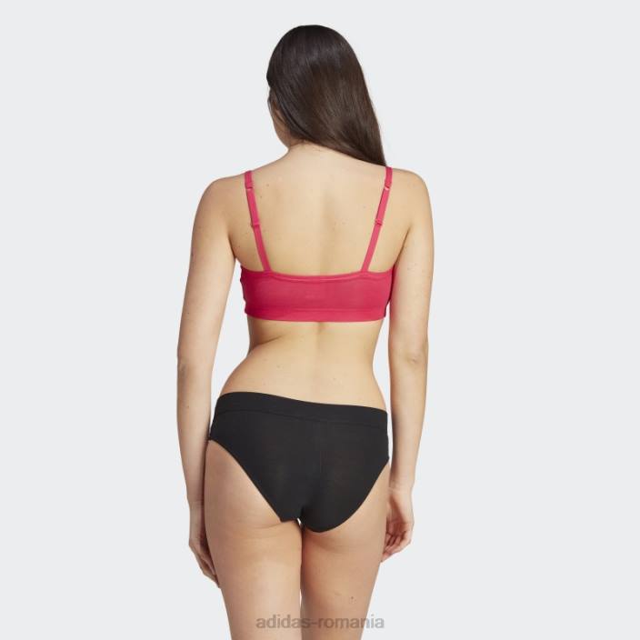 Adidas bralet adicolor confort flex din bumbac roz indraznet femei roz indraznet 2JBN9748