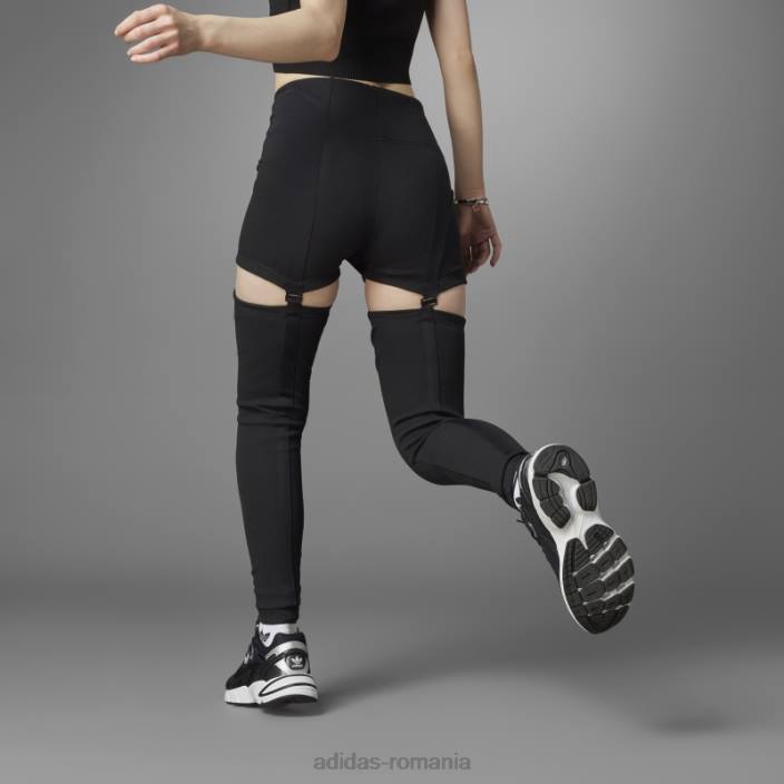 Adidas colanți doi-în-unu întotdeauna originali negri femei negru 2JBN10621