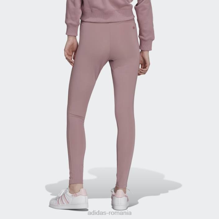 Adidas colanți mov adicolor classics tonal cu 3 dungi femei mov 2JBN9647