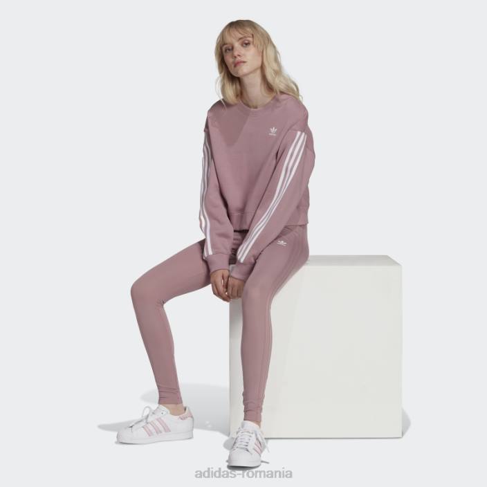 Adidas colanți mov adicolor classics tonal cu 3 dungi femei mov 2JBN9647