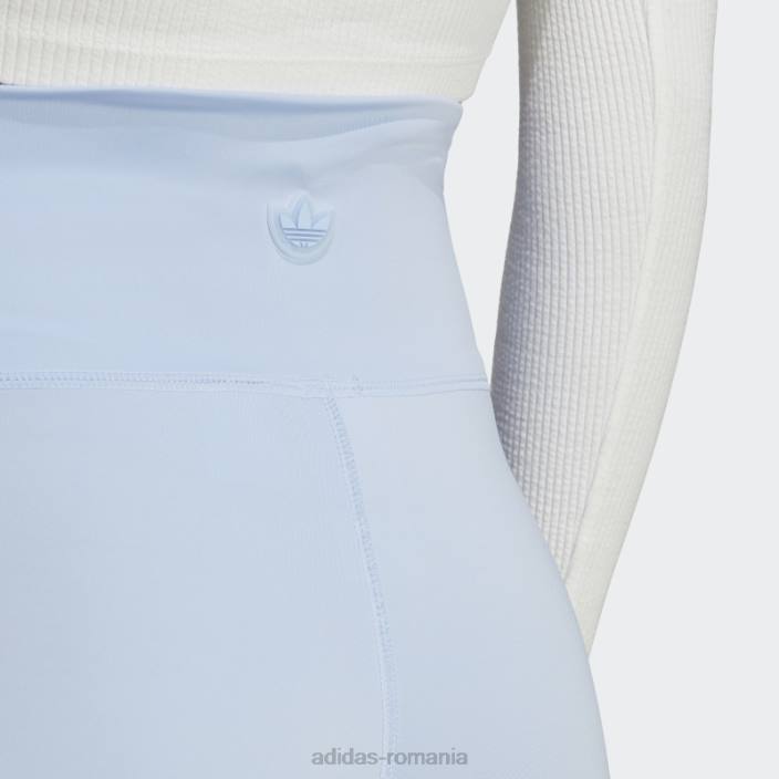 Adidas colanți pintuck blue dawn premium essentials femei zori albastre 2JBN9419