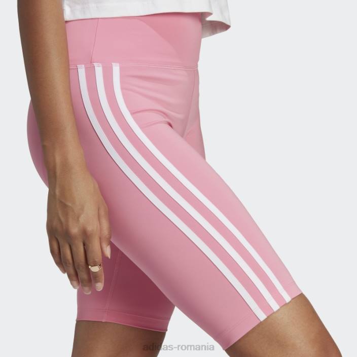 Adidas colanți scurți cu talie înaltă adicolor clasici roz femei roz 2JBN9461