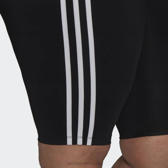 Adidas colanți scurți negri adicolor classics cu talie înaltă primeblue (mărime plus) femei negru 2JBN8854
