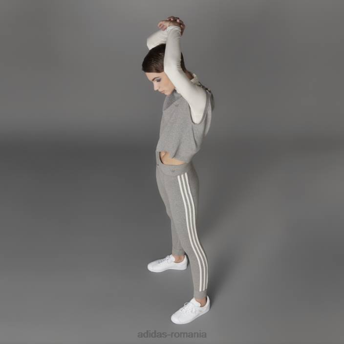 Adidas colanți vafe cu talie înaltă versiunea albastră core heather adidas femei miezul erica 2JBN9312
