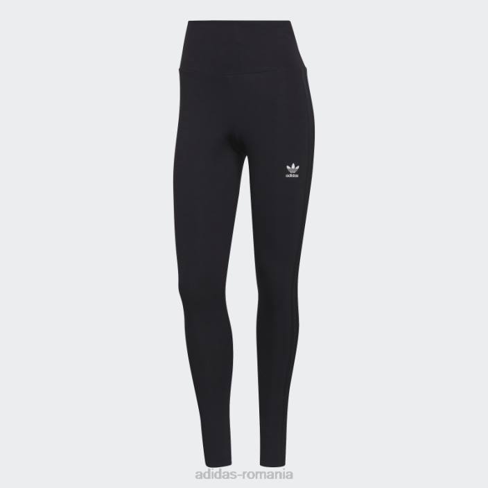 Adidas colanti adicolor classics tonal cu 3 dungi negri femei negru 2JBN8966