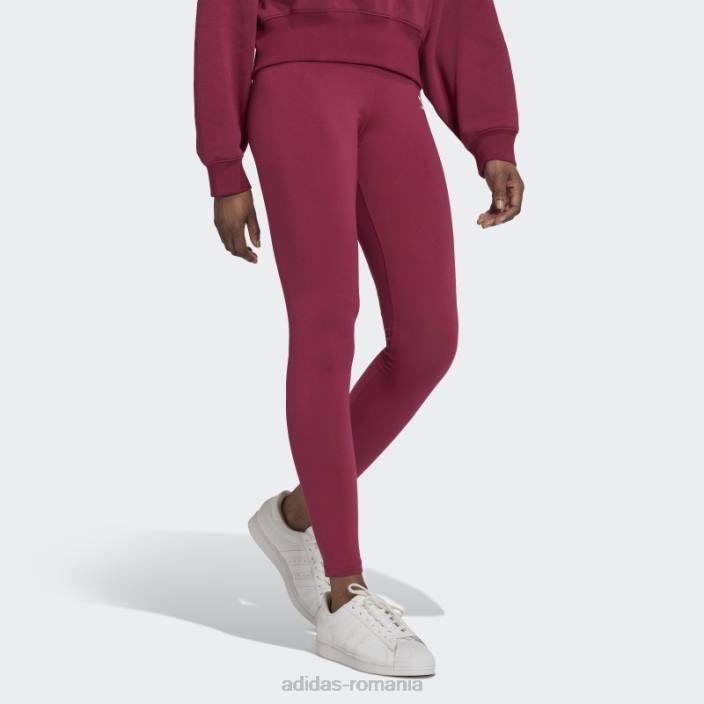 Adidas colanti adicolor essentials burgundy femei Burgundia 2JBN9223