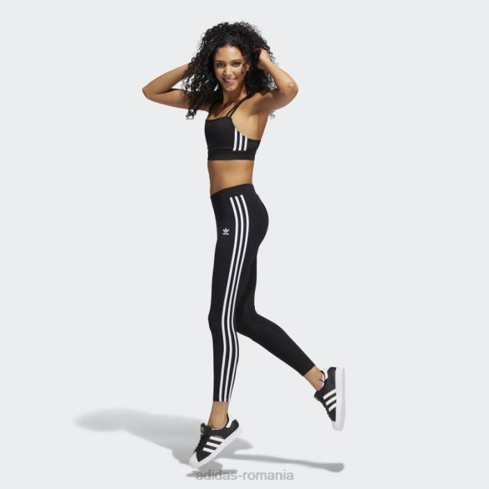 Adidas colanti negru adicolor classics cu 3 dungi adidas femei negru 2JBN8883