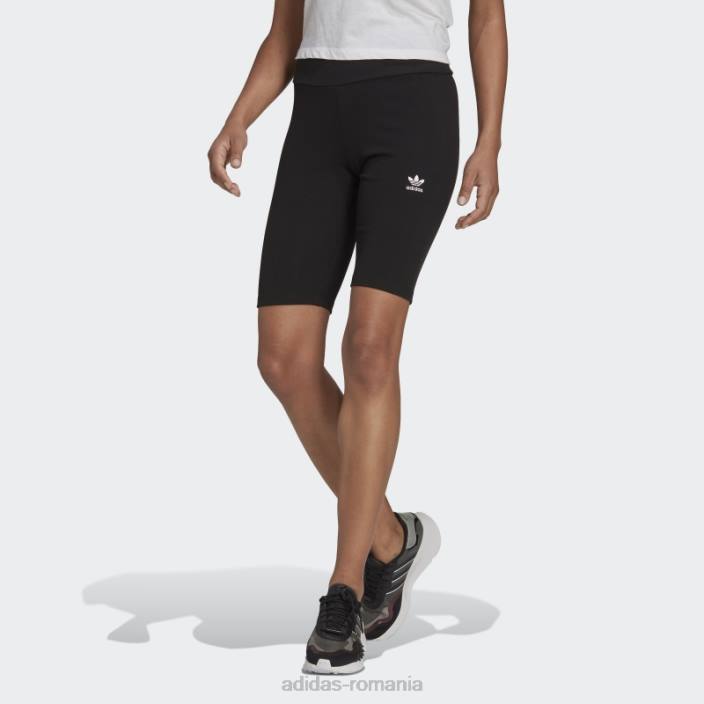 Adidas colanti scurti adicolor essentials negri femei negru 2JBN8882