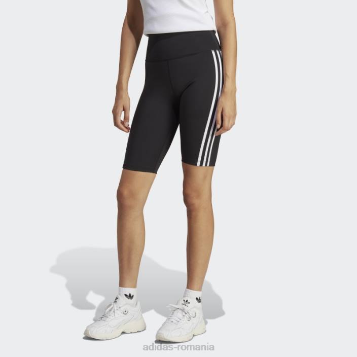 Adidas colanti scurti cu talie inalta adicolor classics negri adidas femei negru 2JBN17466