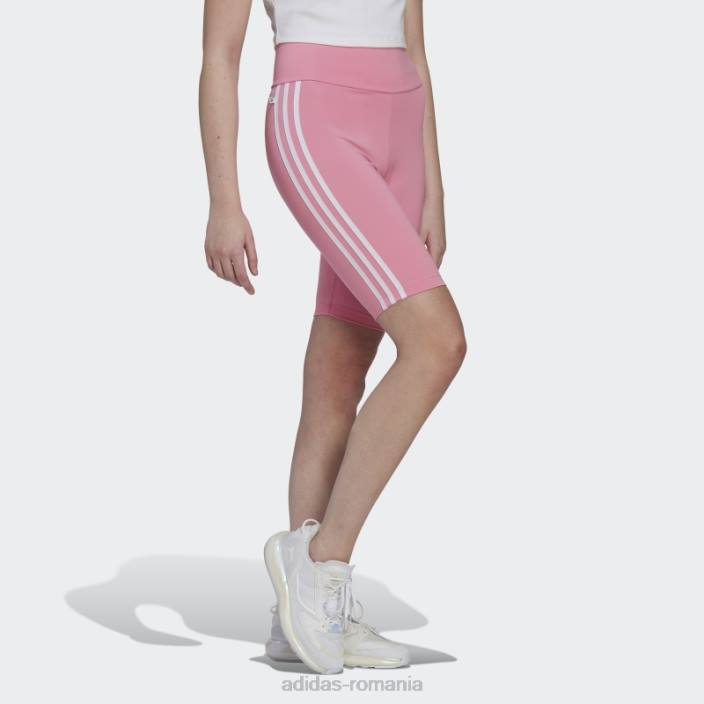 Adidas colanti scurti cu talie inalta adicolor classics primeblue roz femei roz 2JBN9416