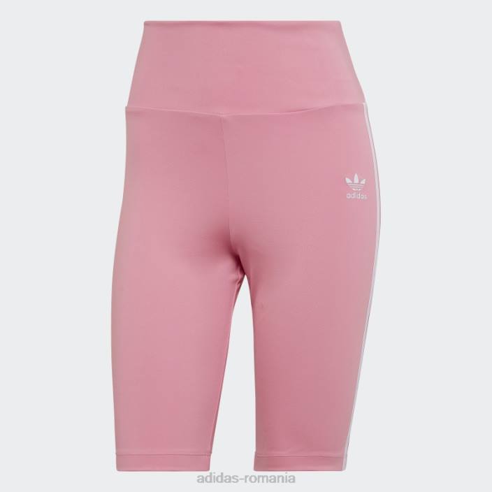 Adidas colanti scurti cu talie inalta adicolor classics primeblue roz femei roz 2JBN9416