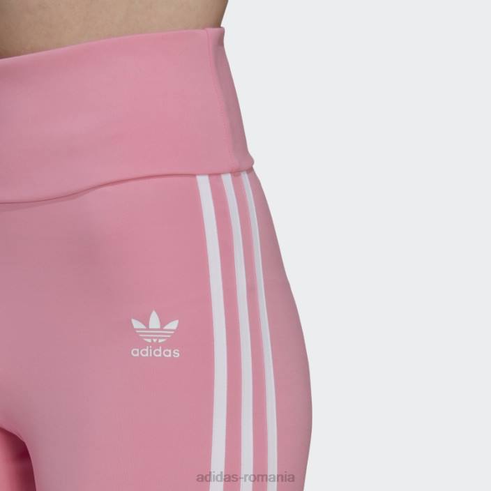Adidas colanti scurti cu talie inalta adicolor classics primeblue roz femei roz 2JBN9416
