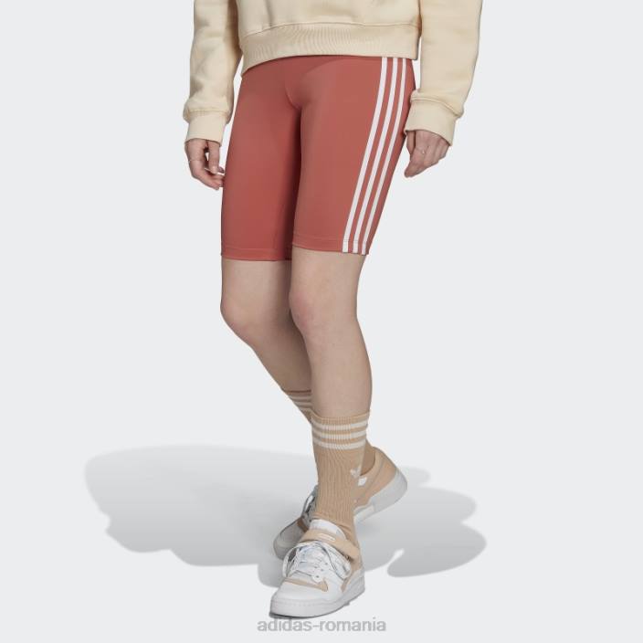 Adidas colanti scurti earth adicolor classics primeblue cu talie inalta femei Pământ 2JBN10366