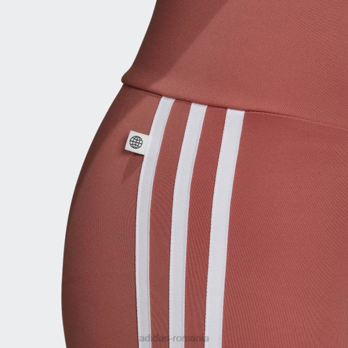 Adidas colanti scurti earth adicolor classics primeblue cu talie inalta femei Pământ 2JBN10366
