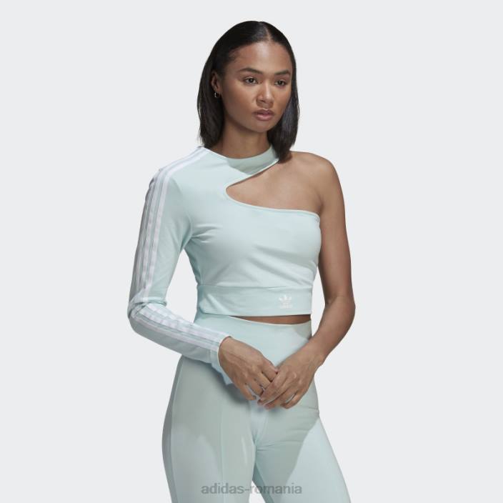 Adidas cropped top decupat menta adidas femei mentă 2JBN2946