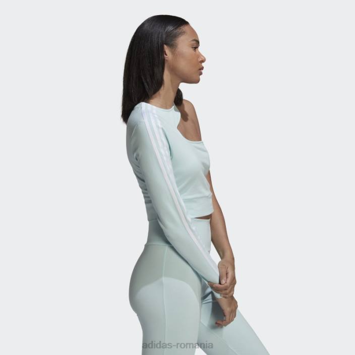 Adidas cropped top decupat menta adidas femei mentă 2JBN2946