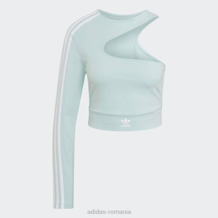 Adidas cropped top decupat menta adidas femei mentă 2JBN2946