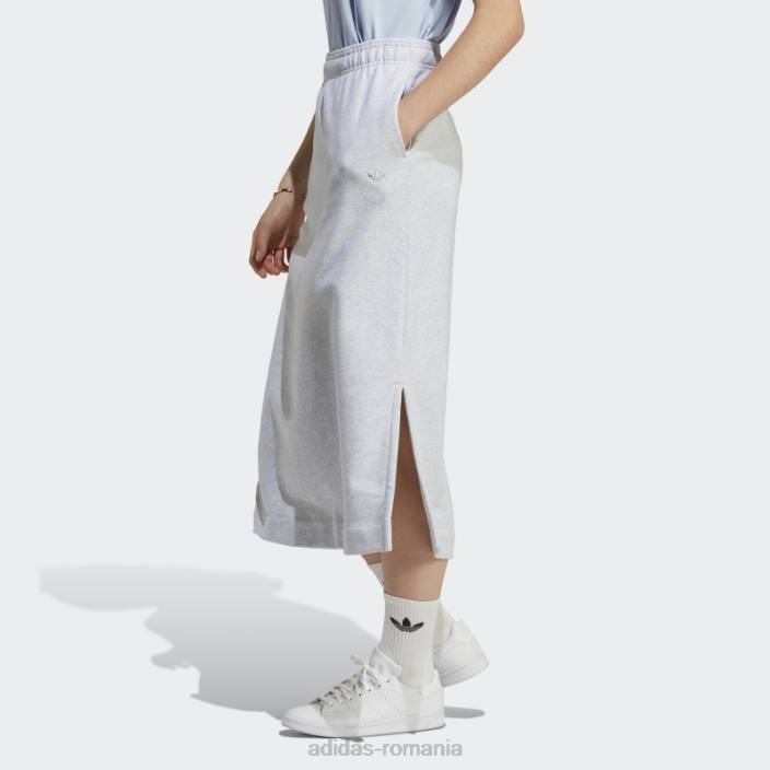 Adidas fustă gri deschis premium essentials heather femei erica gri deschis 2JBN2519
