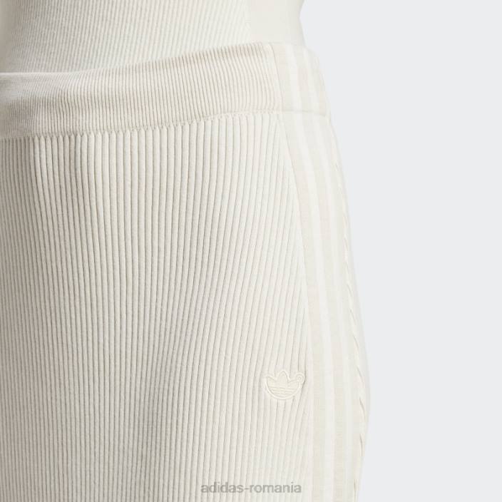 Adidas fustă lungă tricot versiune alb albastru femei alb 2JBN17452