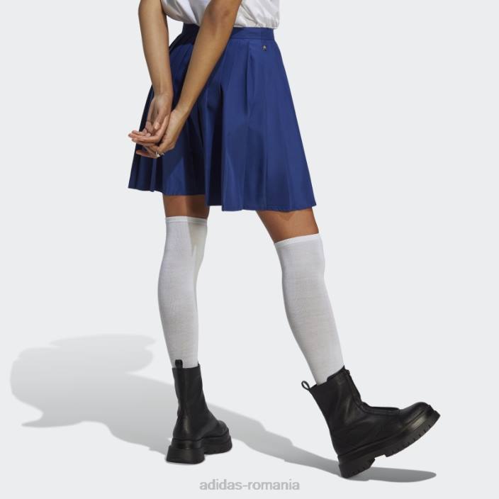 Adidas fusta plisata albastra victorie femei albastru victorie 2JBN9430