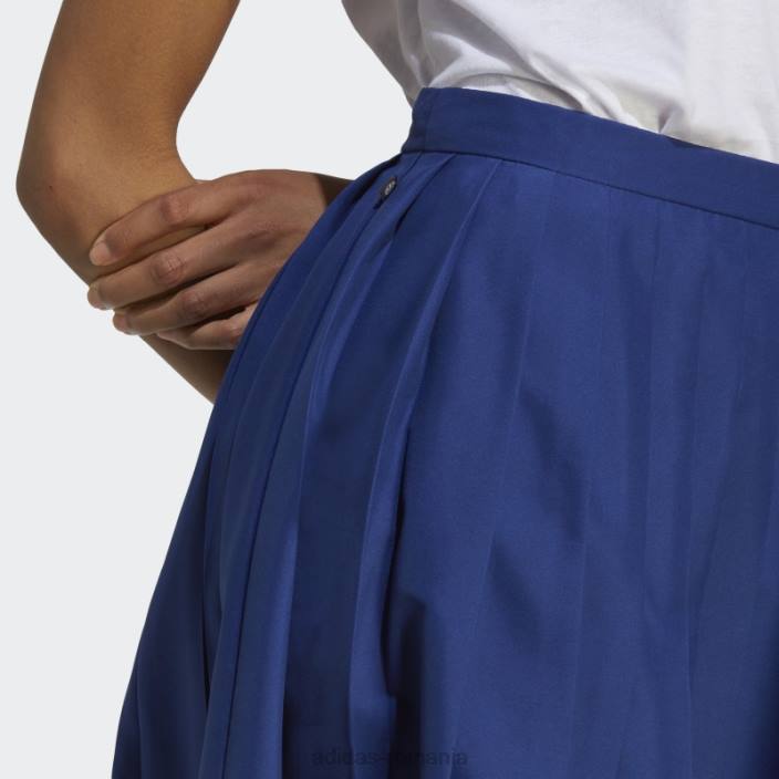 Adidas fusta plisata albastra victorie femei albastru victorie 2JBN9430