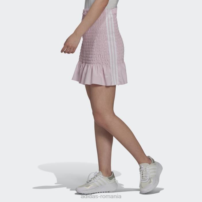 Adidas fusta smocked roz femei roz 2JBN10645