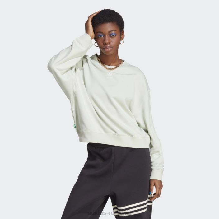 Adidas green essentials+ realizat cu hanorac adidas din cânepă femei verde 2JBN17487