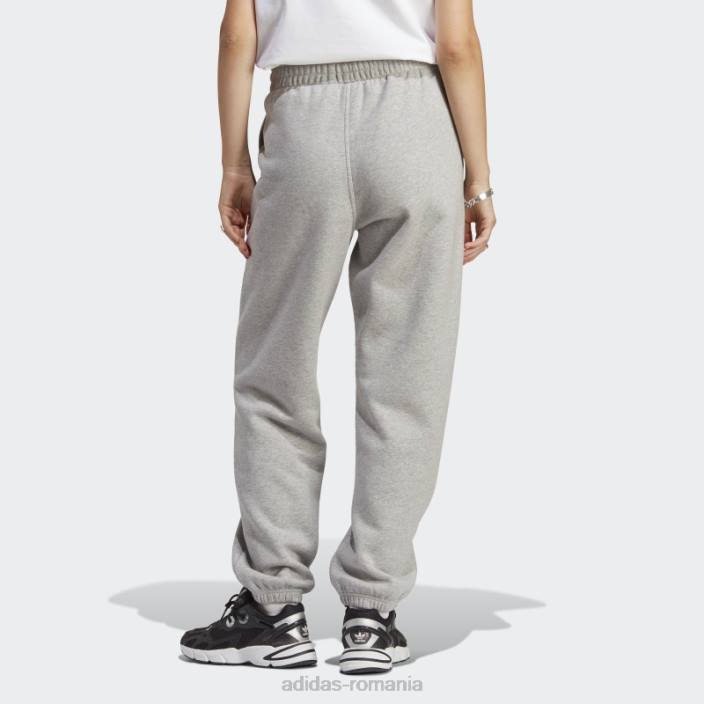 Adidas gri mediu essentials pantaloni de jogging fleece moda femei gri mediu 2JBN8969