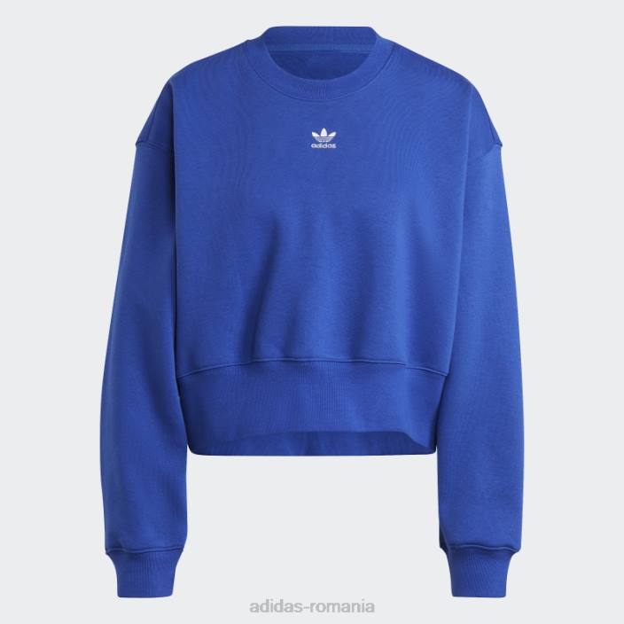 Adidas hanorac adicolor essentials crew albastru adidas femei albastru 2JBN16470