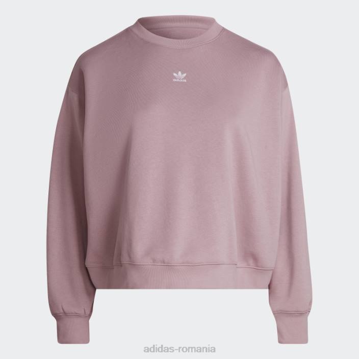 Adidas hanorac adicolor essentials crew (plus size) mov adidas femei mov 2JBN10566