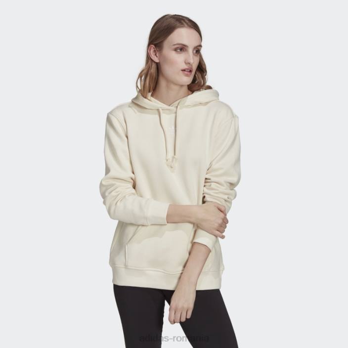 Adidas hanorac adicolor essentials fleece alb adidas femei alb 2JBN10314